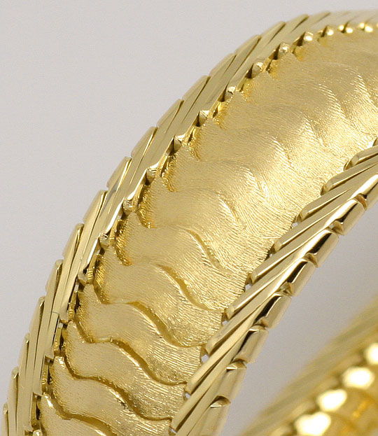 Foto 2 - Designer-Schuppen Goldarmband massiv Hunderte Teile 14K, K2379