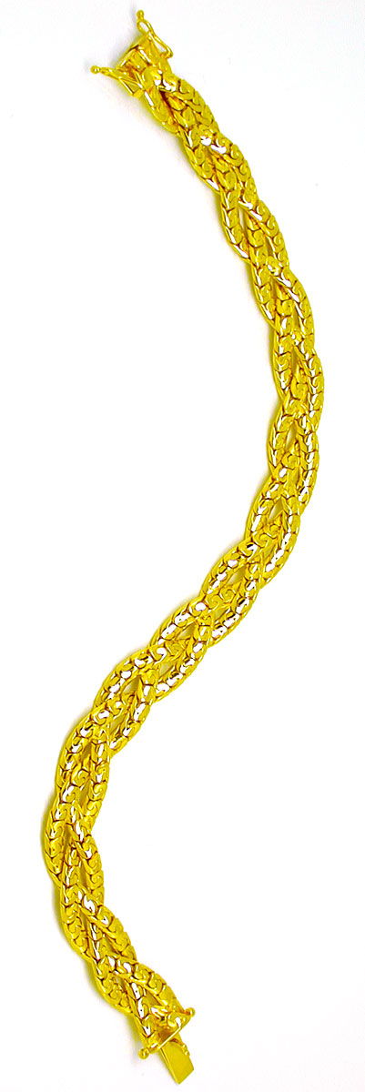 Foto 3 - Armband massiv Gelbgold 18K Kastenverschluss, K2895