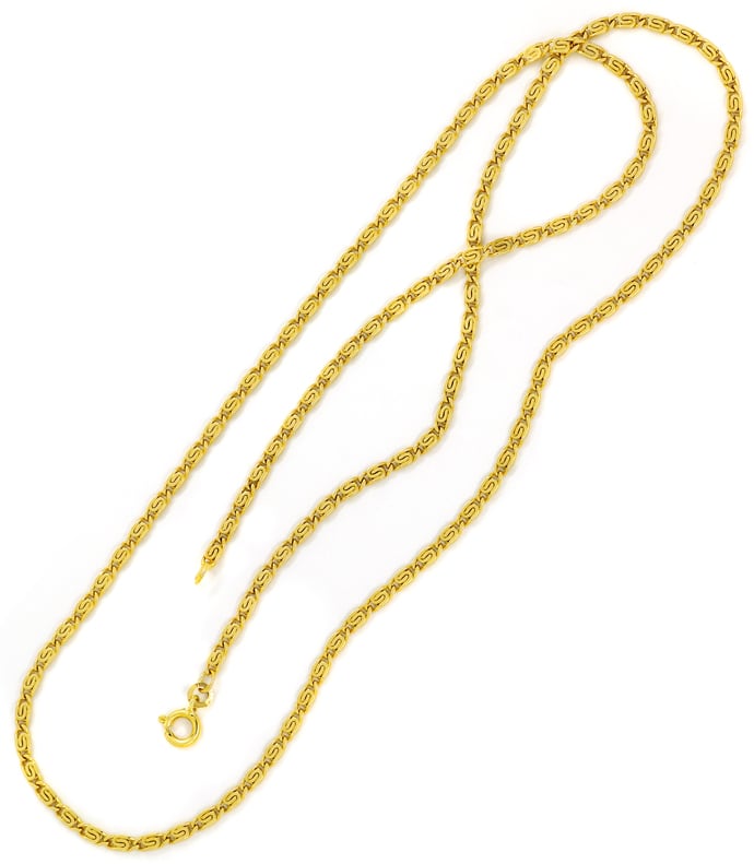 Foto 3 - Goldkette S-Kette in 60cm Länge aus massiv Gelbgold 333, K3132