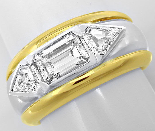 Foto 2 - Diamant-Ring, 1,28ct Weiss Lupenrein und 0,70ct Schmuck, S6061